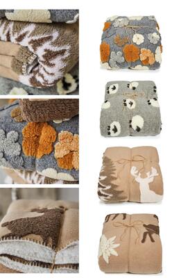 PLAID WALD 130X160 Ingrosso EASY HOME Tellini S.r.l.